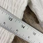 Jessica Simpson  Dress Women M White Square Neck Tiered Rayon Lined Mini Crochet Photo 8