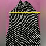 Japanese Caroll Black& White Striped Halter Neck Photo 7