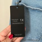 American Bazi Jeans Mom High Rise Light Blue Distressed Casual Trendy Photo 8