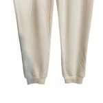 Badgley Mischka White Original Artwork Logo French Terry Joggers Women Sz XS Photo 3