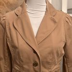 Ann Taylor Loft 4 Front Pocket Tan Blazer Size 4 Photo 1