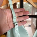 NWOT Auden Lightly Lined Sea foam Green Lace Wireless Plunge Bralette Size 34B Photo 6