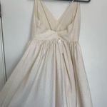 H&M  Cream Linen Blend Slip Dress Photo 8