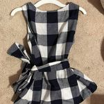 SheIn Checkered Peplum Top Photo 2