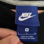  Black with Pink Nike Logo Long Sleeve Shirt Size Small Photo 3