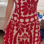 INA  Dress Long maxi red flower design  Photo 0