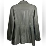 Maeve Anthropologie Kellie Faux Leather Trench Coat Size 8 Photo 9