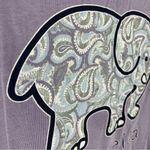 Ivory Ella  sweet paisley long‎ sleeve t-shirt purple size XS Photo 6