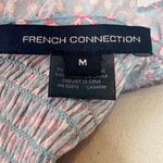 French Connection Elao Drape Forget Me Not Mini Ruffled Dress Womens Size Medium Photo 9