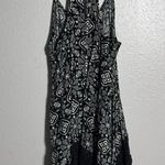 Mossimo Supply Co Women Sleeveless Black Print Tank Top size XS. Photo 4