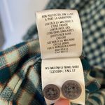 Toad & Co. Women’s Dakotah Flannel Travel Shirt Blue Green Plaid XL Photo 8