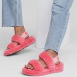 UGG  Oh Yeah Slide Sheepskin Slipper Sandal Shoes Women Size 10 Photo 6