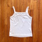 A New Day White Square Neck Ribbed Tank Top Size XS Photo 5