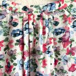 NYDJ NEW Womens Shirt Blouse White Multicolor Floral 3/4 Sleeve Size Small Photo 11