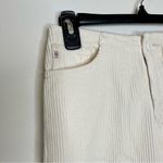 AG Adriano Goldschmied AG Etta High Waist Crop Wide Leg Corduroy Pants Size 24 ivory dust Photo 2