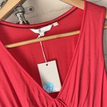Boden dress coral red Elina jersey 12 regular NEW Sleeveless soft stretch Photo 4