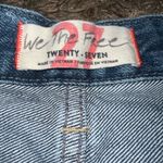 We The Free  Button-Up Distressed Denim Shorts Photo 1