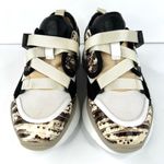 CHLOÉ Sonnie Lizard Embossed Leather Buckle Fashion Women Sneakers Size EU 35 Photo 98
