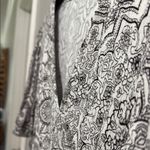 Ces Femme Black White Cinched Maxi Dress Gray Size M Photo 6