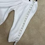 Unionbay Supplies White 3/4 Sleeve 100% Cotton Button Front Boxy Square Women Top Medium Photo 4