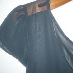 LC Lauren Conrad Lauren Conrad XL NY Ruffle Capped Sleeve Dots Top in Black White Photo 3