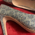 Vince Camuto Women's Heels, Silver, Size 5.5M sequins bling Photo 2