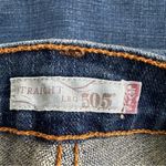 Levi's 505 Straight Leg Jeans Women's 6 Short Blue Denim Mid Rise Stretch New Photo 10