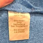 Authentic Western Rodeo Cowgirl Southwest Carson Wool Vest Blue Black Sz Small Photo 5