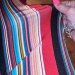 Turquoise Haven striped Flare Pants Photo 3