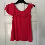 Lilly Pulitzer  Wynne ruffle cotton asymmetrical tank top Small Photo 8