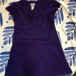 Karin Stevens Purple waterfall Neck Dress Photo 0