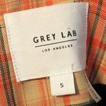 Grey Lab Los Angeles • Orange Plaid Oversized Blazer Photo 4