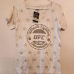 UFC Star Stuck Womens Shirt Ultimate Fighting Championship Logo small Shirt White Photo 0