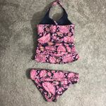 NWT Boden Levanzo Halter Tankini Top and Fold Bikini Bottom SET in Paisley Sz 10 Blue Photo 13
