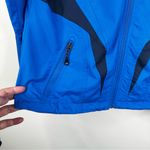 Brooks Infiniti Jacket Womens Small Blue Windbreaker Full Zip Running Outdoors Photo 5