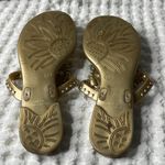 Jack Rogers  Gold Georgica Jelly Sandals Size 7 Photo 3