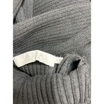 ASTR the Label Cold Shoulder Mock Neck Midi Sweater Dress in Charcoal Size Small Gray Size M Photo 6