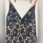 Free People  SEXY LOVE BLACK FLORAL LACE MINI DRESS - SZ 2 Photo 5