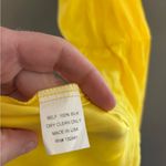 Amanda Uprichard Yellow Silk Mini Dress Photo 4