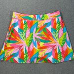 Mary Square Hampton Skort in Get Tropical Women's Large Pink Green UPF 50 Photo 4
