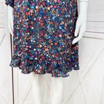 J.Crew Kaleidoscope Stars One Shoulder Ruffle Hem Dress Blue Multi 4 Photo 6