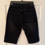 Black Pearl Denim Los Angeles Women’s Black Denim Bermuda Cotton Shorts Size 3 Photo 2