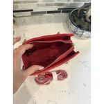 Badgley Mischka  Red Quilted Bag With Gold Accents New With Tags MSRP $129 Photo 5