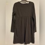 ASOS  Black Long Sleeve Dress with Gold Eyelets 100% cotton Photo 2