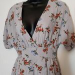 Baevely gray/purple floral romper Size M Photo 5