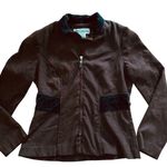 Jessica Howard Vintage  Blazer Brown black Size 6 Photo 0
