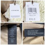 Coach  Sherpa Pullover Jacket Cream Tan NWT $598 Size Large  F300 Photo 8