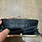 Black Faux Croc Wallet Clasp Frame | Accordion Card Slots | NWOT Photo 10