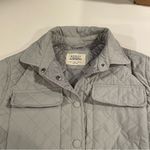 Ashley by 26 International Ashley 26 International Women Jacket Lg Grey Diamond Quilt Pocket Lined Classic Photo 3