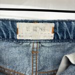 We The Free Asymmetrical Distressed Denim Mini Skirt Size 28 Photo 3